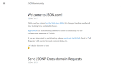 Desktop Screenshot of json.com